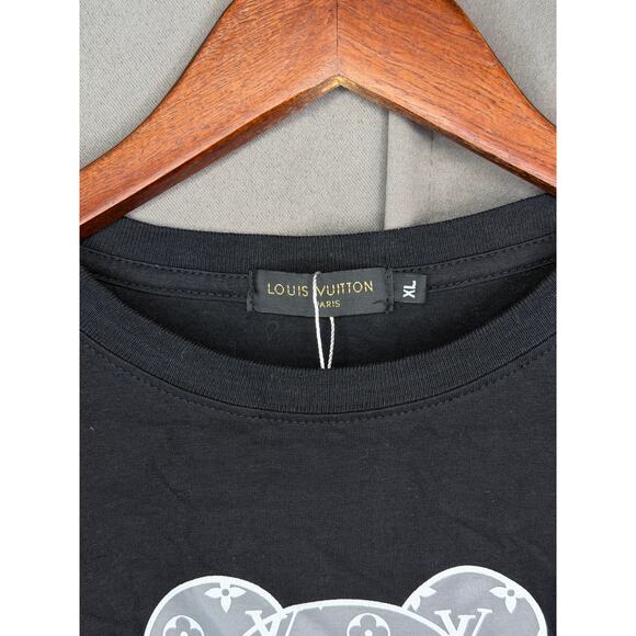 Louis Vuitton Bearbrick Graphic Logo Black T Shirt Size XL New With Packaging - Picture 4 of 7